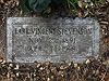 Earl Vincent Stevenson gravemarker
