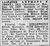 Anthony Lassauer Obit STL Post -Dispatch 16 Dec 1957 pg 32 (8C) Col 5 Anthony Lassauer Obit STL Post -Dispatch 16 Dec 1957 pg 32 (8C) Col 5
