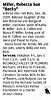 Rebecca Sue Miller Obit STL Post-Dispatch 31 Dec 2009 PG A020