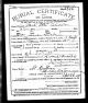 Margaret Veth (Mrs Ottoo Heberer) Burial Certificate