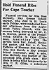 Bess McNeely Obit 22 Nov 1937