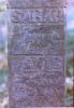 Sarah A Lewis (Dau of George and Lucretia) gravestone close-up3