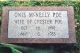 Onis McNeely Poe gravestone
