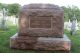 William Regenhardt family gravestone - front view