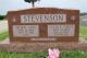 Lang and Lucille Chiles Stevenson gravestone
