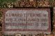 Edward T and Ferne Regenhardt memorial marker