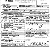 Mary Emma Lewis Death Certificate