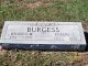 Mildred and Robert Burgess gravestone