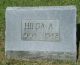 Hilda A gravestone