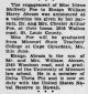 Irlene Poe engagement to William Harry Abram - St. Louis Star and Times 18 Feb 1942 Wed Pg 18