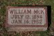 William McKinley Regenhardt gravestone