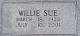 Willie Sue Satterwhite gravestone