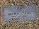 Herbert E Lewis military gravestone