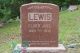 Joel Lewis gravestone
