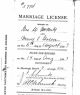 George W. McNeely and Mary E. Green Marriage License