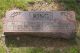 James King and Mary J Stevenson children gravestone