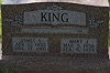 James Smith King and Mary Jane Stevenson King gravestone CU