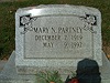 Mary Norean Miller Partney grave marker - Meadows Cemetery
