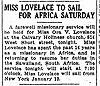 Lovelace, Ora Speaking, Sails to Africa 9 Jan 1935 Lexington (KY) Herald Pg 11 - Screenshot 2016-05-15 12.58.43